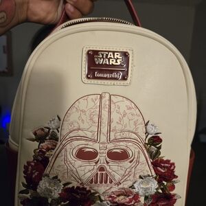 Star Wars Loungefly Cream and Red Backpack